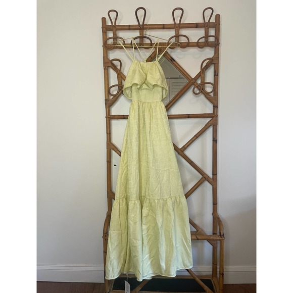 NWT Self Portrait Strappy Jacquard Textured Maxi Dress - Picture 3 of 9